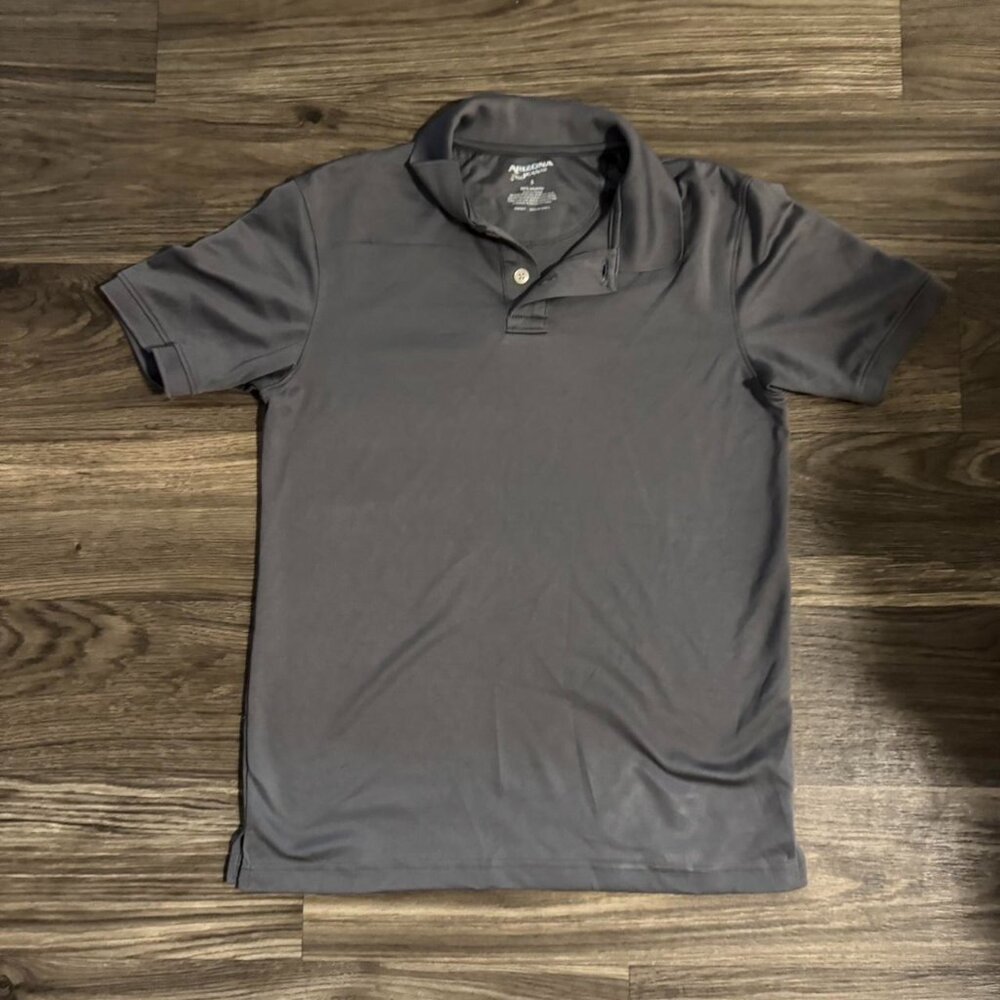 Polyester Grey Polo